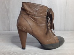 Miss sixty vintage high heel leather ankle boots size 38