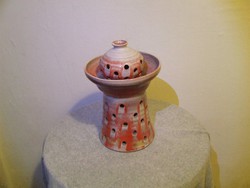 Retro glazed ceramic table lamp