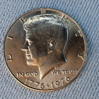 1776-1976 Kennedy half dollar, 200 years of the Declaration of Independence/8/2)