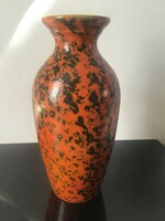 Tófej kerámia váza 28cm.