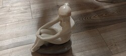 Zsolnay porcelain nude figure 31cm