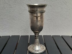 HUF 1 original ii.V.H. German Nazi cup thickly silver plated