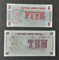 British Armed Forces * 5-10 pence 1972