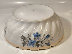 Twisted beaded flower pattern bowl