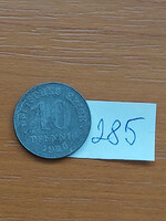 German Empire deutsches reich 10 pfennig 1920 zinc 285