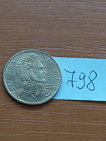 Chile 10 pesos 2010 nickel-brass bernardo o'higgins 798