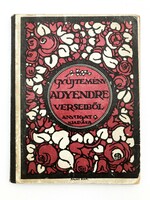 Ady Endre: Gyűjtemény Ady Endre verseiből, 1918 - könyvritkaság Falus Elek illusztrált borítójával