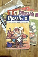Mosaic comic strip 1976 1,2,3,4,5,9,10 - and no