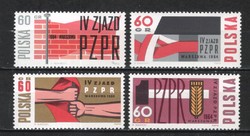 Postatiszta Lengyel 0005 Mi 1499-1502    1,20 Euró
