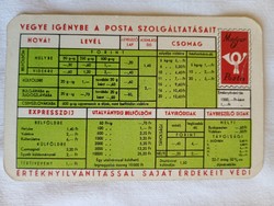 Card calendar 1961-02