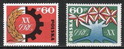 Postatiszta Lengyel 0016 Mi 1373-1374    0,50 Euró