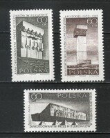 Postatiszta Lengyel 0103 Mi 1632-1634       0,60 Euró