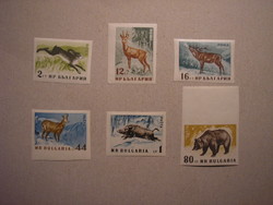 Bulgaria - fauna, wild animals, cut 1958