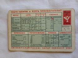 Kártyanaptár 1962-02