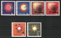 Postatiszta Lengyel 0075 Mi 1606-1611      2,80 Euró