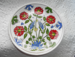 Hand painted porcelain faience plate 21 cm