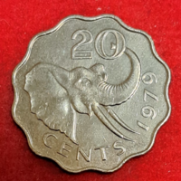 1979. Szváziföld, 20 Cent UNC (618)