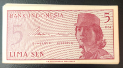 22 pieces of Indonesia 5 sen.