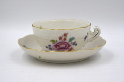 1 Herend cup + saucer, xx. Center of No