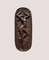 Nude African dancer wall decoration