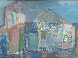 Kopócsy Judit modern festmény; Törökfürdő