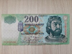 200 forint bankjegy FC sorozat 2002