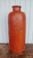 Retro, marked, industrial artist ceramic floor vase, 66 cm
