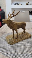 Deer statue.