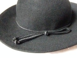Új (de vintage) fekete női kalap