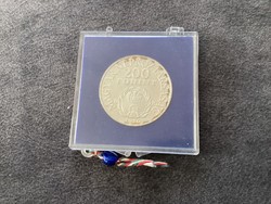 Rákóczi - silver 200 HUF commemorative coin 1976.