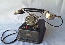 Antik Ericsson tárcsás telefon , eredeti festéssel , nagyon szép állapotban