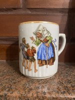 Zsolnay fairy tale mug, perfect! Hansel and Gretel