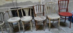 Thonet jellegű székek felújításra vagy alkatrésznek