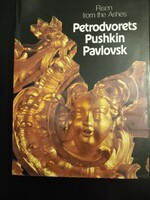 Angol nyelvű album  Petrodvorets, Puskin, Pavlovsk