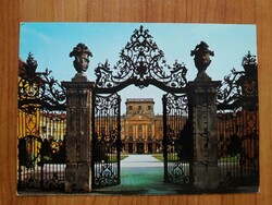 Fertőd, the gate of the castle, postman