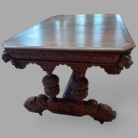 Antique Neo-Renaissance dining table - desk
