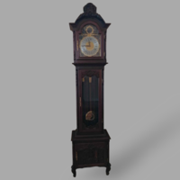 Neobaroque bedside clock