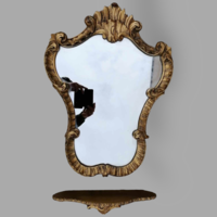 Barokk tükör kis polccal
