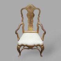 Provence neobarokk trónszék, karfás szék