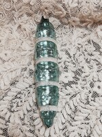 Régi üveg karácsonyfa dísz, 10,5 cm