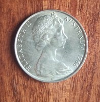 Ausztrália ezüst 50 Cent 1966 (12,88 g, 0,800, 31,2 mm)