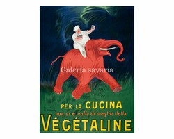 Vintage reklám poszter az olasz Leonetto Cappiellótól. Reprodukció