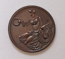 1970 "BKV Hűségérem" 36 mm bronz emlékérem