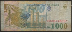 D - 221 - foreign banknotes: Romania 1998 1000 lei