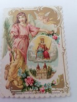 Prayer card from Mátraverébély, farewell memory, flawless, antique favor item
