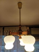 Three-pronged ceiling lamp