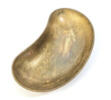 Antique copper kidney bowl - medical or barber's tool