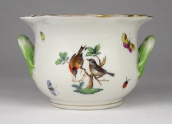 1Q338 Herend porcelain bowl with antique Rothschild pattern