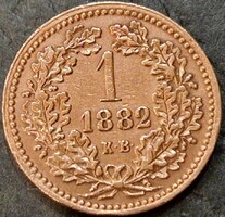Magyarország 1 krajcár, 1882
