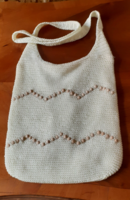 Crocheted, mistletoe women's bag. New! 32X28cm